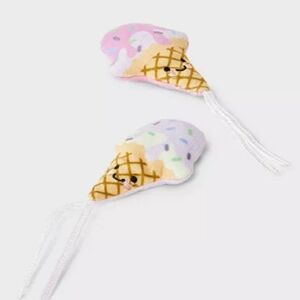 Ice Cream Cones Cat Toy - Boots & Barkley™ 2ct
